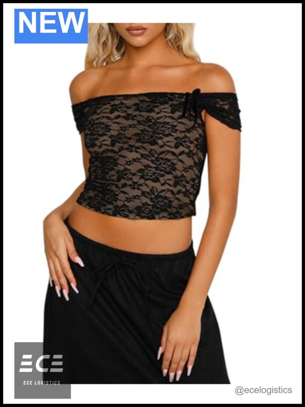Off Shoulder Lace Crop Top See Through Mesh Corset Backless Bodycon Women's